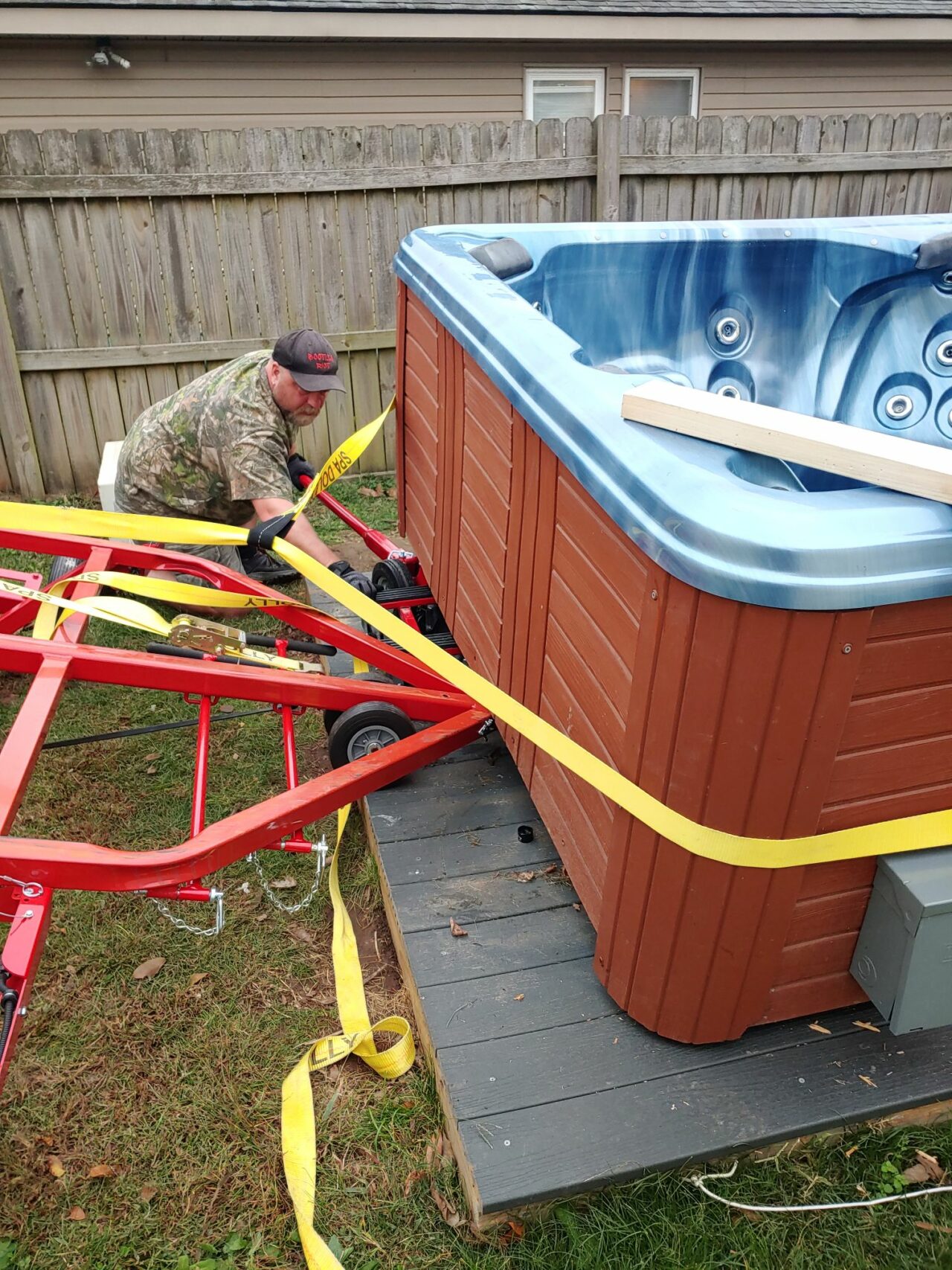 Hot Tub Relocation HULK HOT TUB MOVERS